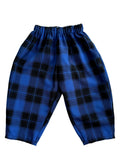 Electric Blue Plaid Pant